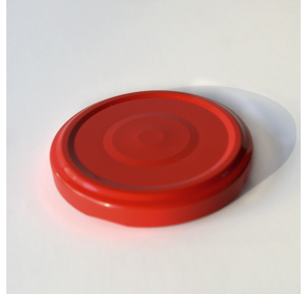 Couverture Métallique Rouge