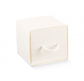 CASSETTO c/cordino harmony bianco 90x90x80