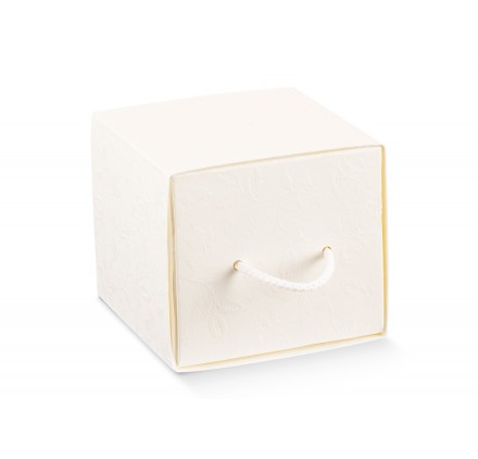 CASSETTO c/cordino harmony bianco 90x90x80