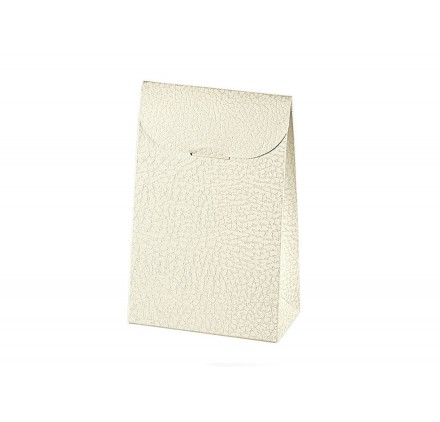 SACCHETTO pelle bianco 70x45x35