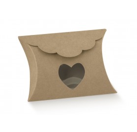BUSTA C/FINESTRA CUORE Avana 80x85x30