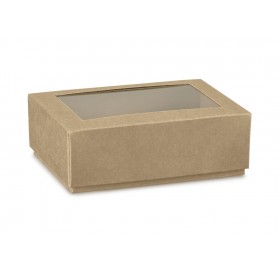 F/C-dp con inserto e finestra Avana 165x110x55