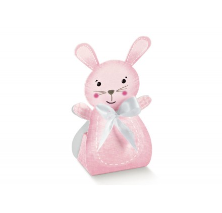 CONIGLIO amici rosa 60x40x110