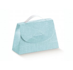 CARTELLA seta celeste 85x30x55