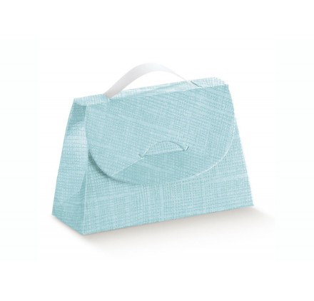 CARTELLA seta celeste 85x30x55