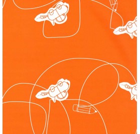 papel de embrulho liso laranja carros