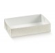 VASSOIO pelle bianco 120x90x40