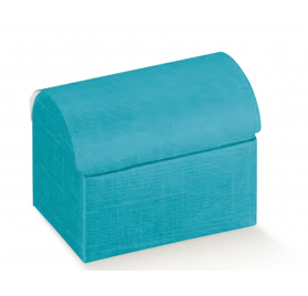 COFANETTO seta bluette 70x45x52