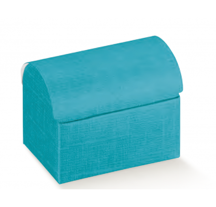 COFANETTO seta bluette 70x45x52