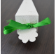 Fita Verde Cetim tiras 20cm para cones