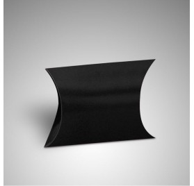 Caixa almofada cor preto medidas 185x55x165mm