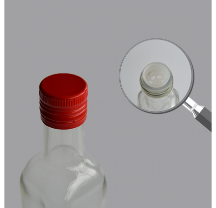 Tampa roscada 6 furos