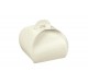 TORTINA pelle bianco 55x55x50