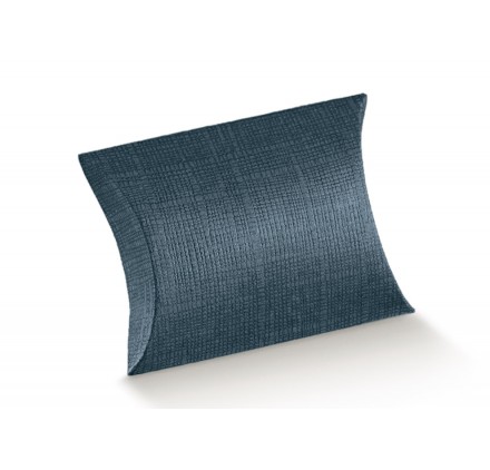 Caixa almofada juta blu 240x150x50