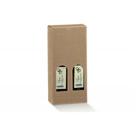 PETIT 2 BOTTIGLIE onda avana 130x65x320