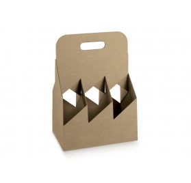 CESTELLO 6 BOTTIGLIE avana 270x180x350