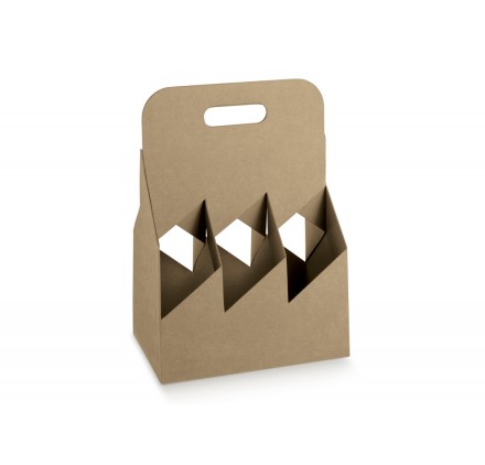 CESTELLO 6 BOTTIGLIE avana 270x180x350