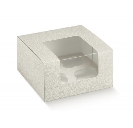 ASTUCCIO +FONDINO pelle bianco 180x180x100 ASTUCCIO +FONDINO pelle bianco 180x180x100