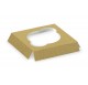 FONDI FUSTELLATI fondi pelle oro / bianco 90x90