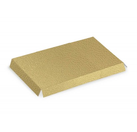 FONDI RIALZATI fondi pelle oro / bianco 103x67