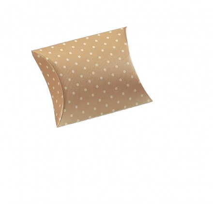Busta dots nocciola 70x70x25