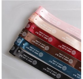 Nastro in raso personalizzato 25mm x 100m