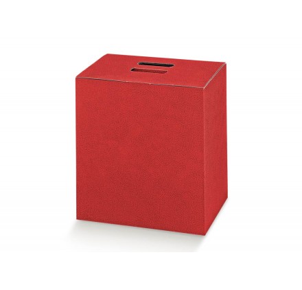 CUBOTTO 330X250X350 PELLE ROSS