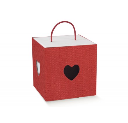 IN C/CO.245X245X180 LINO ROSSO