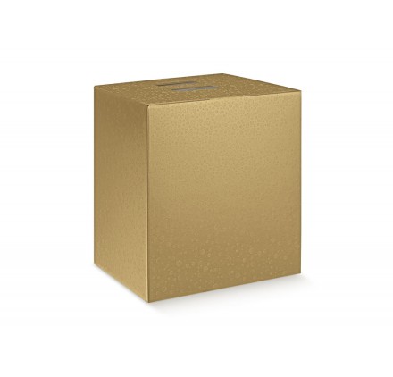 CUBOTTO 330X250X350 SFERE ORO