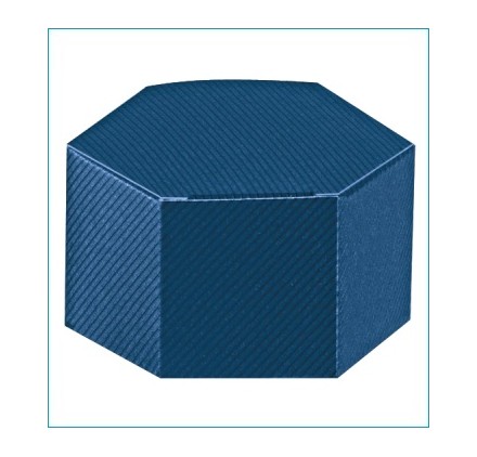 ESAGONO 60X30 BLU SCIA