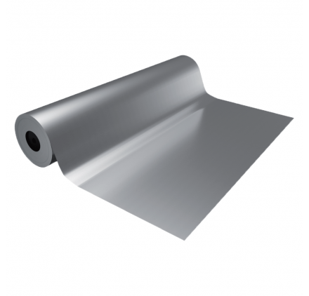 Silver smooth eco wrapping paper