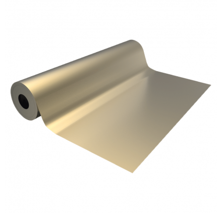 Smooth golden eco wrapping paper