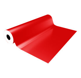 Glatt rød eco gavepapir