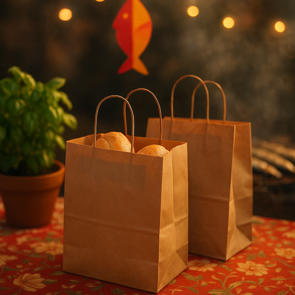 Sacos e embalagens take-away