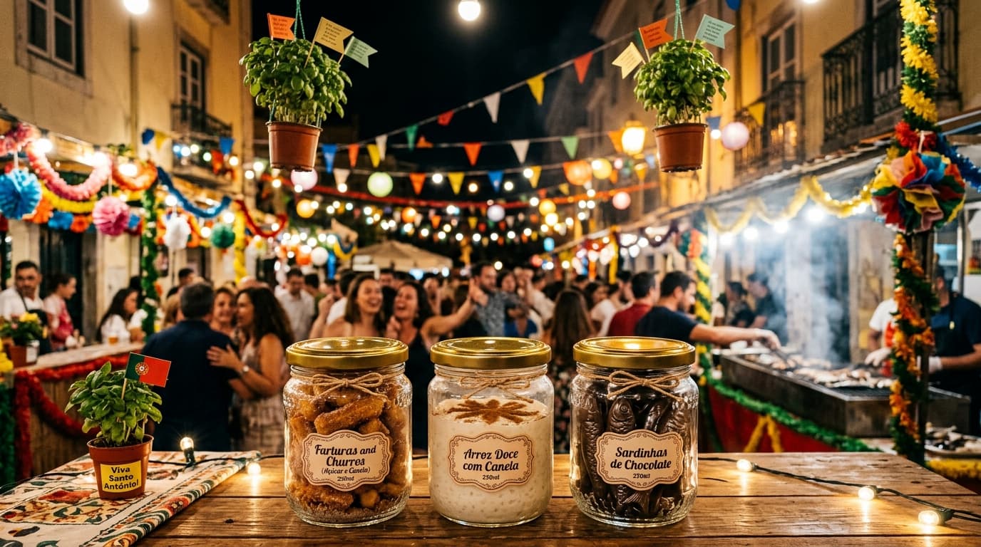Doces de Arraial em Frascos de Vidro: A Apresentação que Vende Sozinha