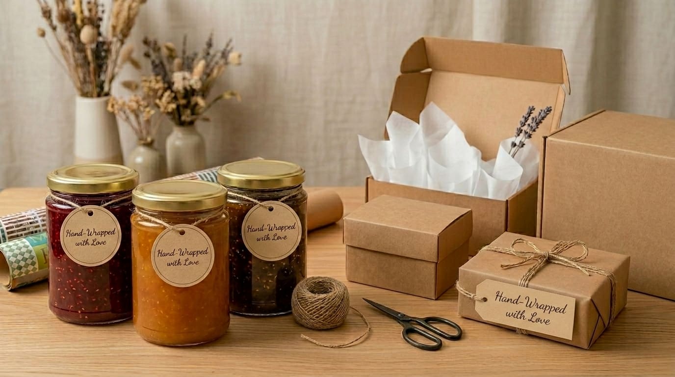 personalised kraft labels with a hole, in various colours