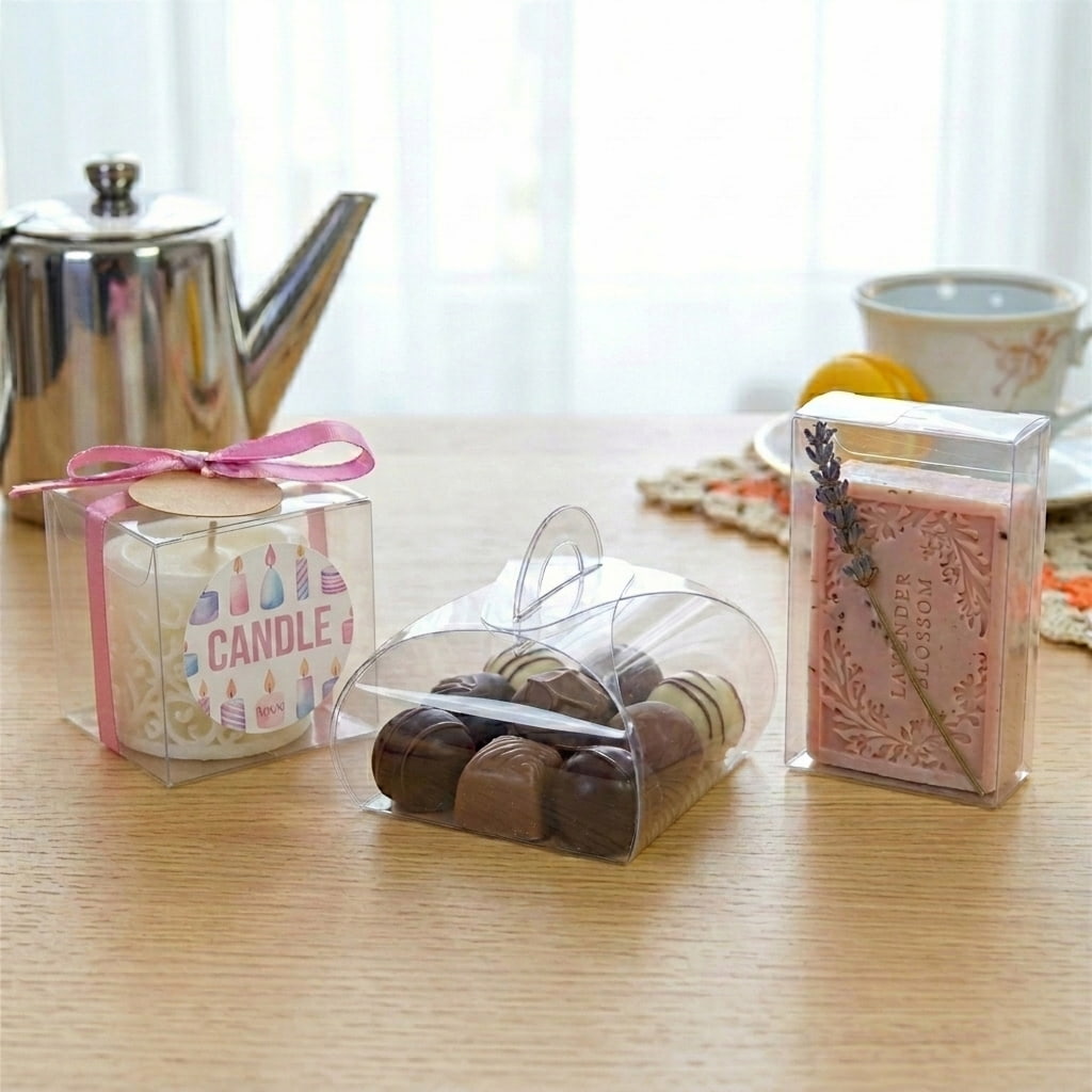Scatole in Acetato: per Dolci, Bomboniere e Artigianato