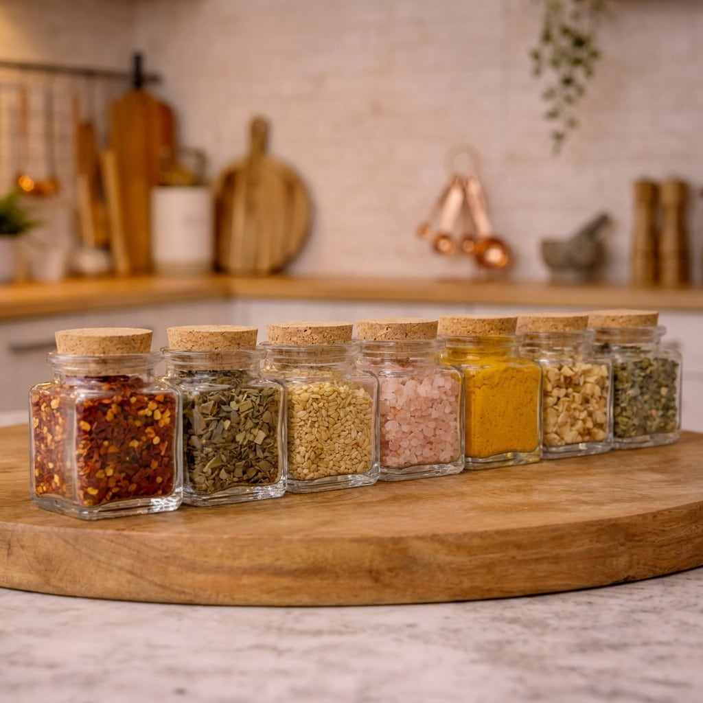 Cómo Organizar las Especias en la Cocina: Guía con Frascos de Vidrio