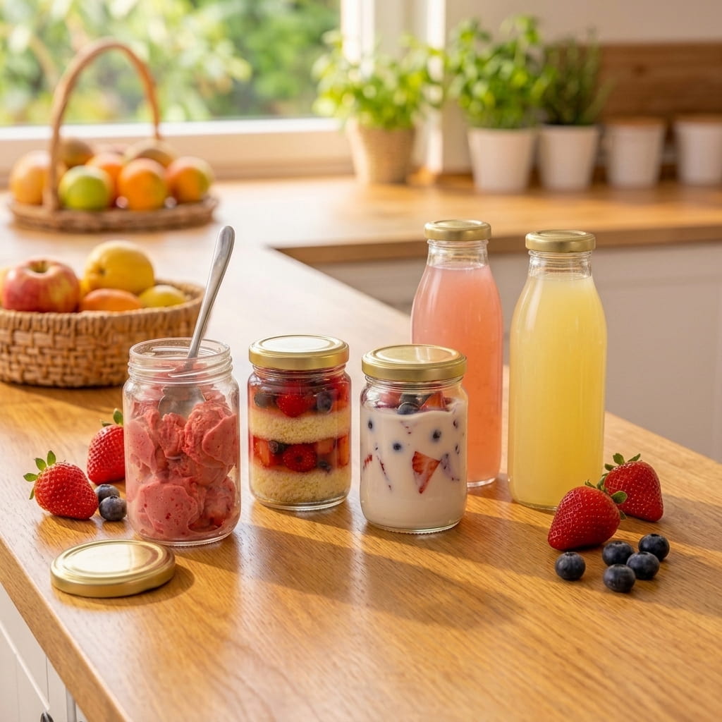 Recetas de verano en frascos y botellas: frescas, prácticas y listas para llevar