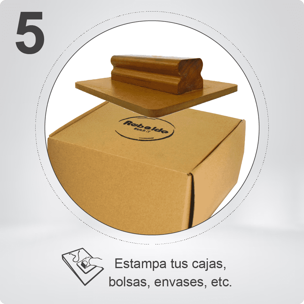Imprime tus cajas, bolsas, embalajes, etc. - Tutorial sobre el uso del kit de estampado.