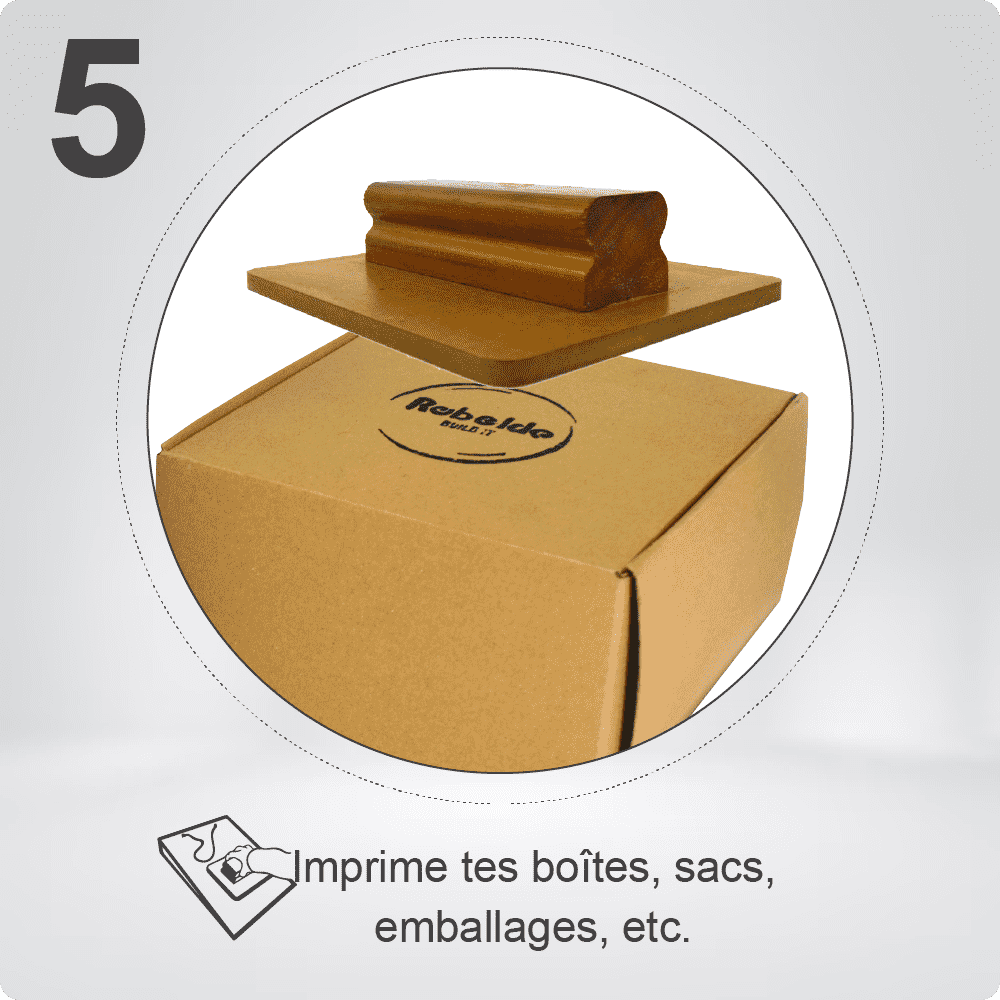 Imprimez vos boîtes, sacs, emballages, etc. - Tutoriel d'utilisation du kit de stamping