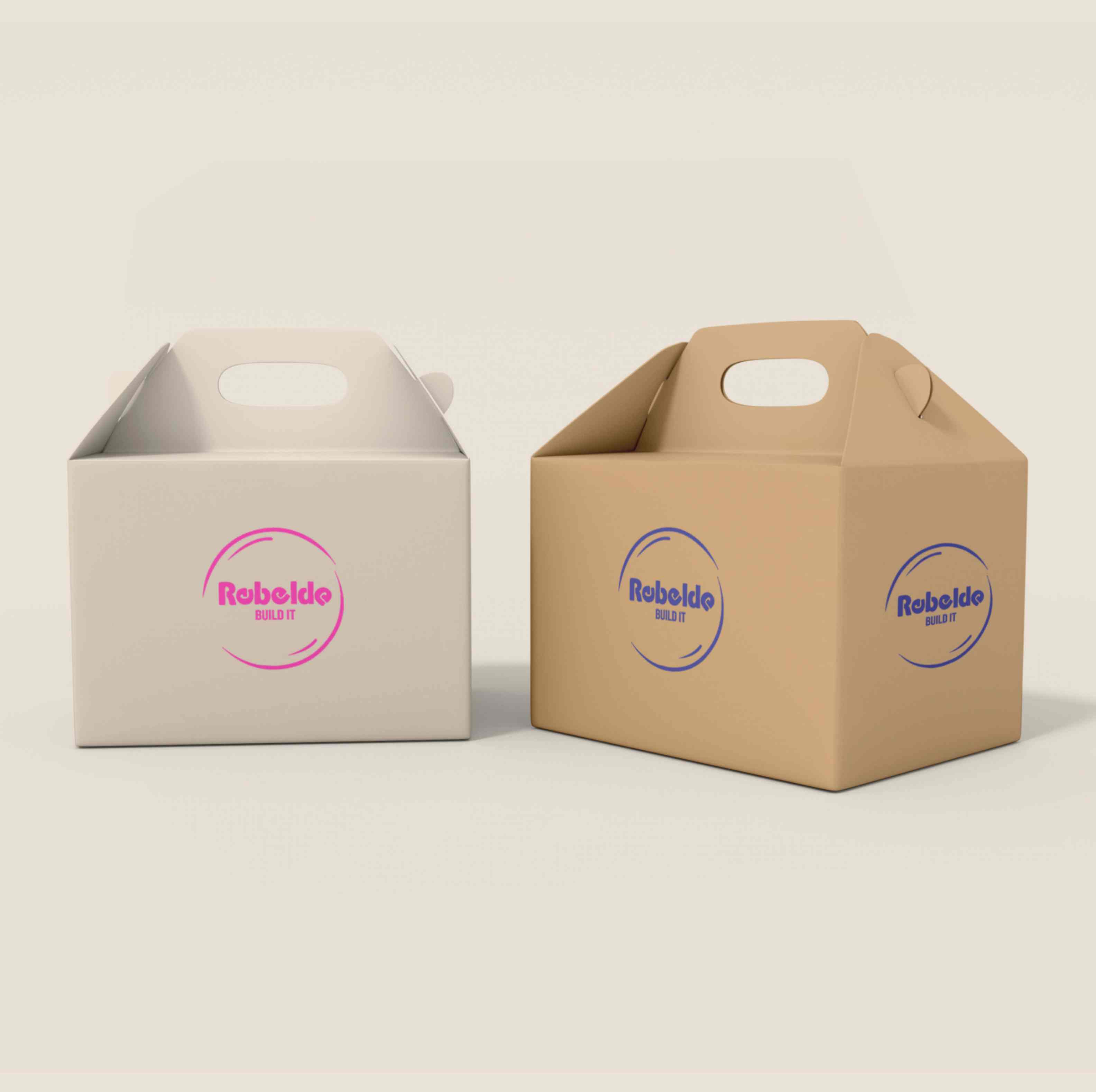 Printed cardboard gift boxes – Rebelde Build it