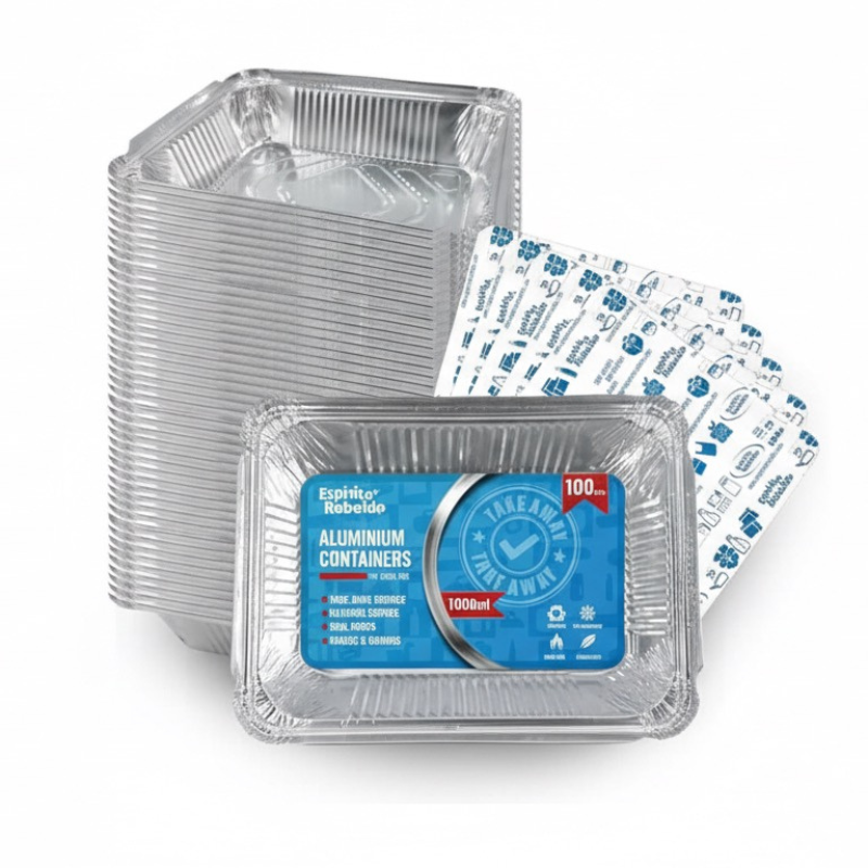 Forma de Alumínio Rebelde To Go 1000ml com Tampa